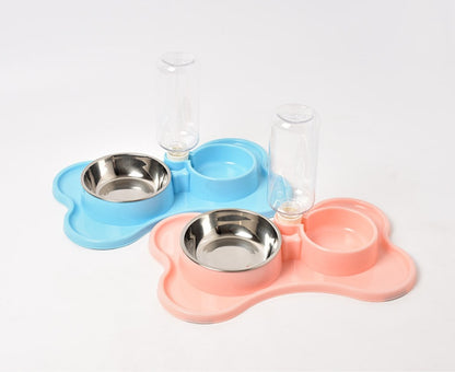 Automatic Drinking Water Double Bowl