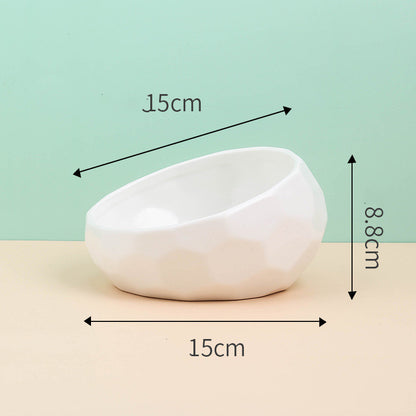 Ceramic Oblique Mouth Bowl