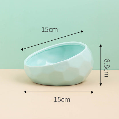 Ceramic Oblique Mouth Bowl