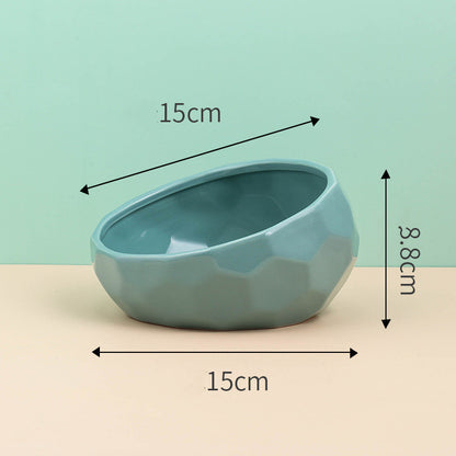 Ceramic Oblique Mouth Bowl