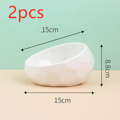 Ceramic Oblique Mouth Bowl