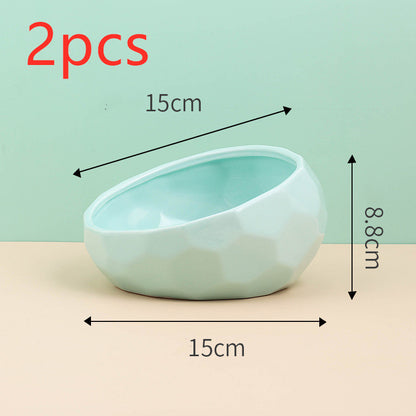 Ceramic Oblique Mouth Bowl