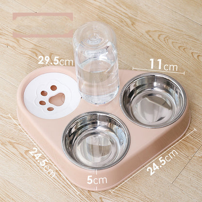 Bowl Double Bowl Automatic Drinking Food Bowl