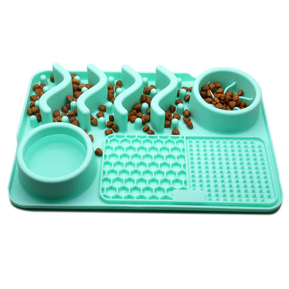 Silicone Multifunctional Slow Feeding Bowl