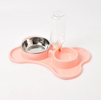 Automatic Drinking Water Double Bowl