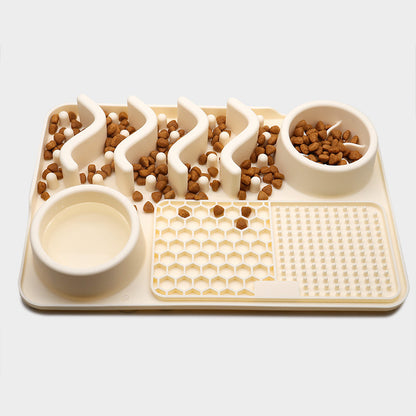 Silicone Multifunctional Slow Feeding Bowl