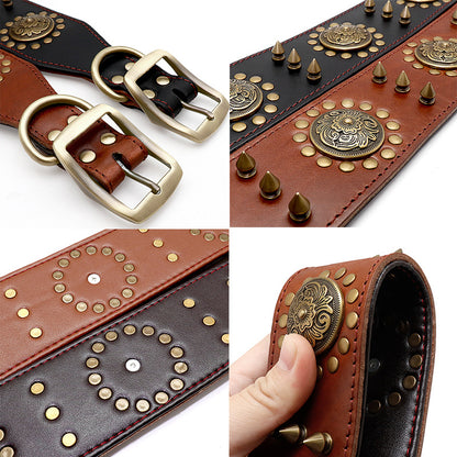 Leather Stud Dog Collar