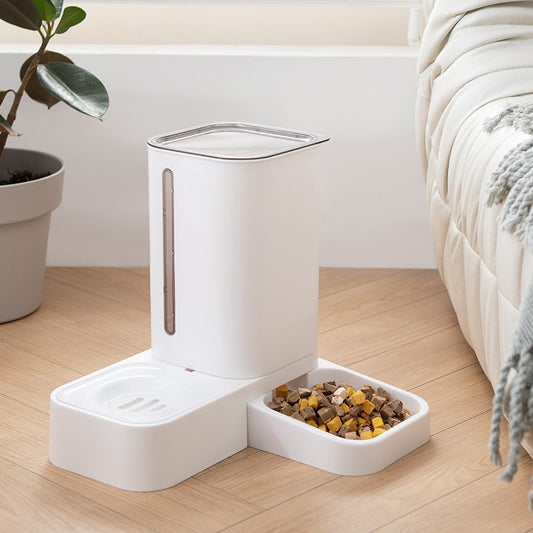 Pet Automatic Double Feed Storage  Bowl