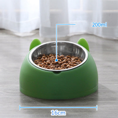 Stainless Steel Pet Double Bowl / Automatic Water Dispenser