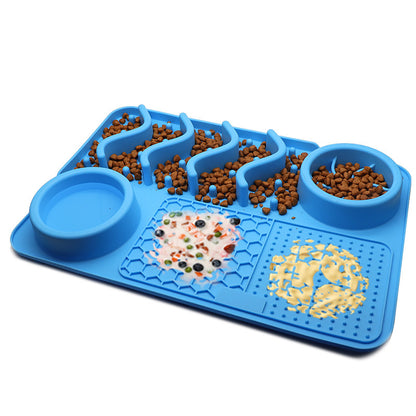 Silicone Multifunctional Slow Feeding Bowl